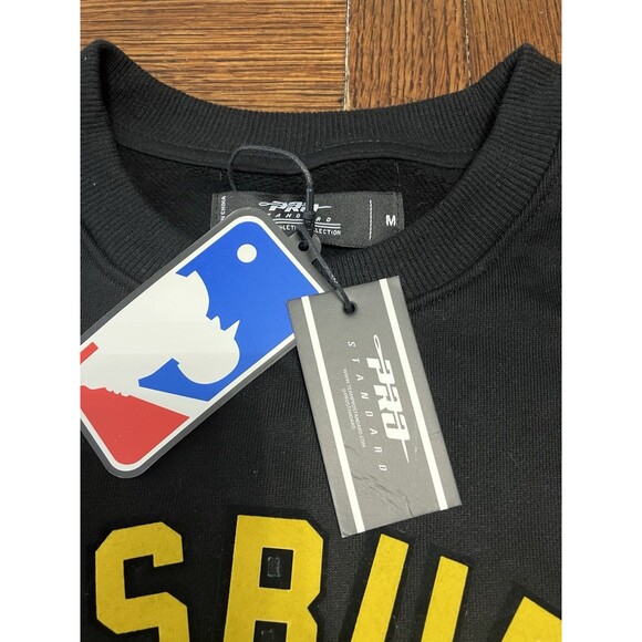 Men’s Pro Standard Size M Pittsburg Pirates Black Crewneck Sweater NWT MLB - Picture 3 of 5